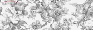 Плитка Kerama Marazzi Монфорте Цветы обрезной 14018R\3F декор (40x120)